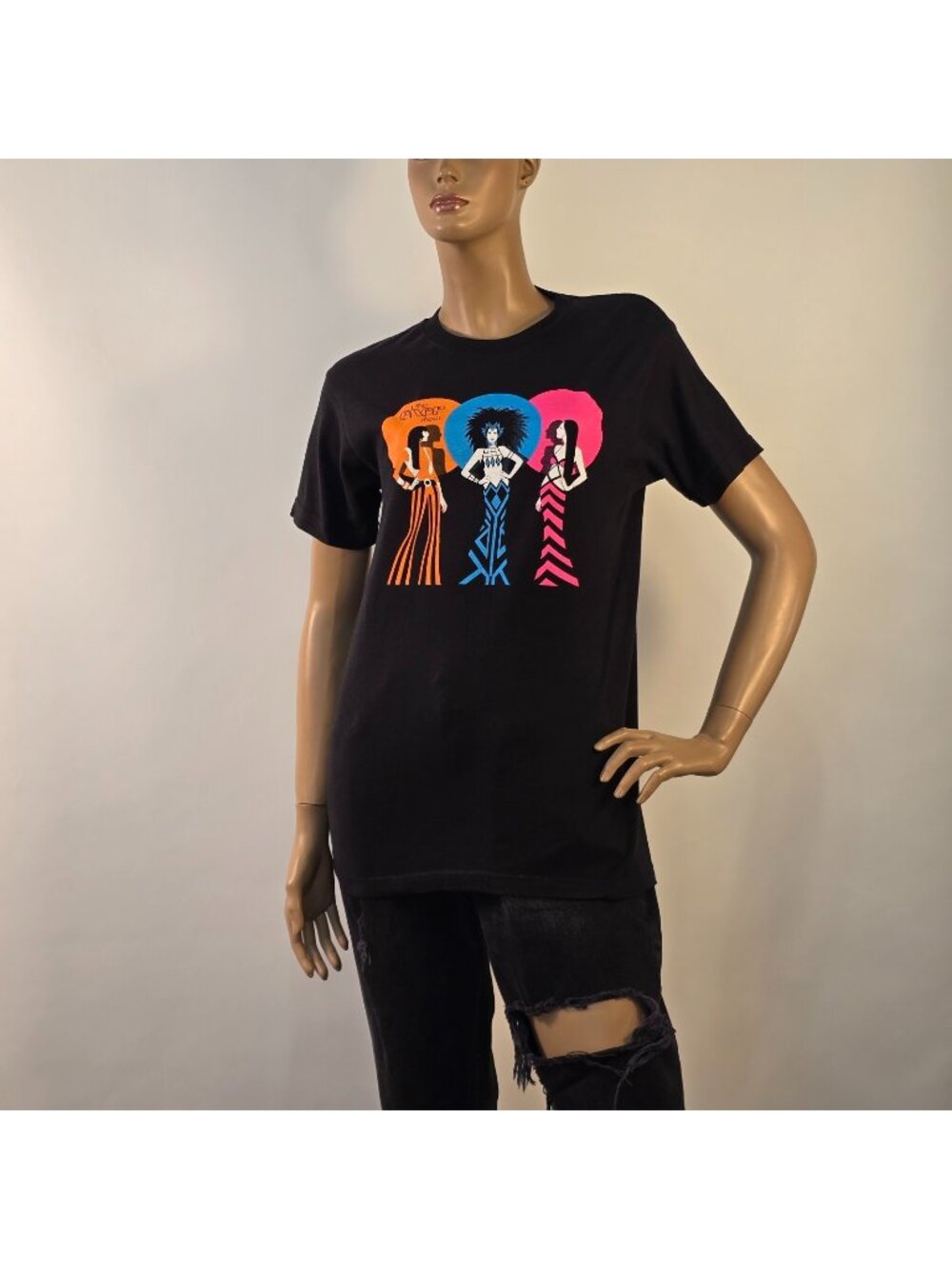 The Cher Show Broadway Shirt  Black Size Medium Authentic